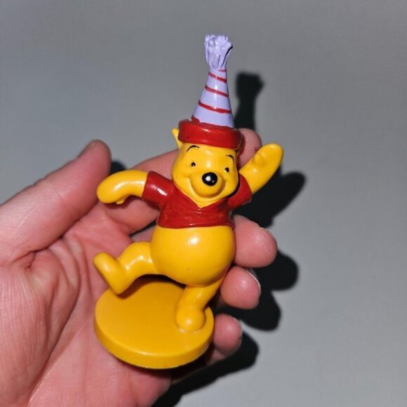 2 Disney Winnie the Pooh Figures Toy Lot Kanga Roo Birthday Party Cake Topper - Picture 2 of 7